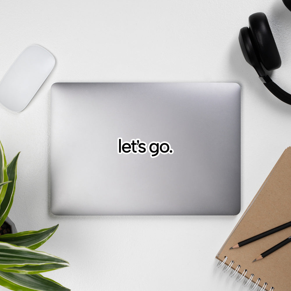 Let's Go – Sticker