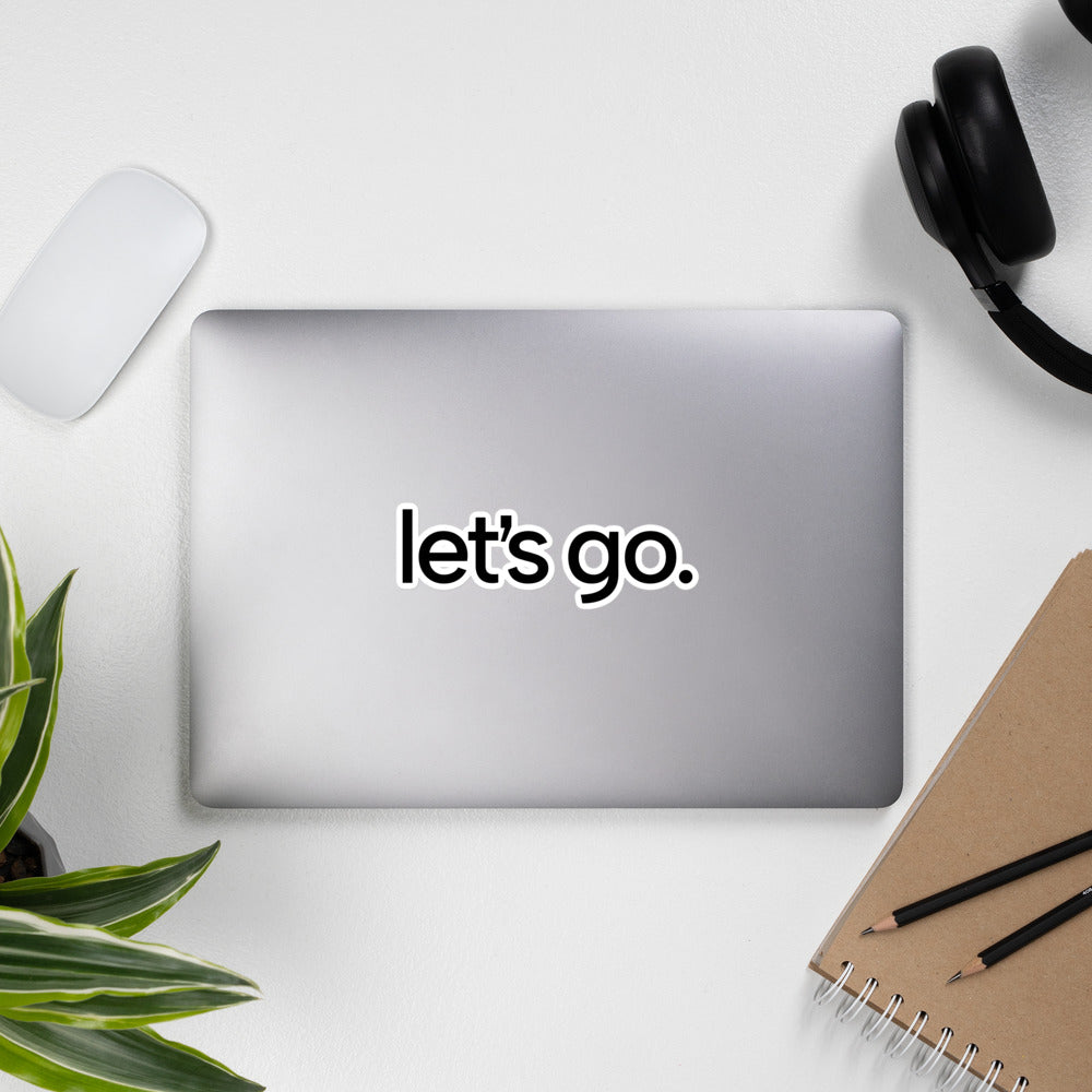 Let's Go – Sticker