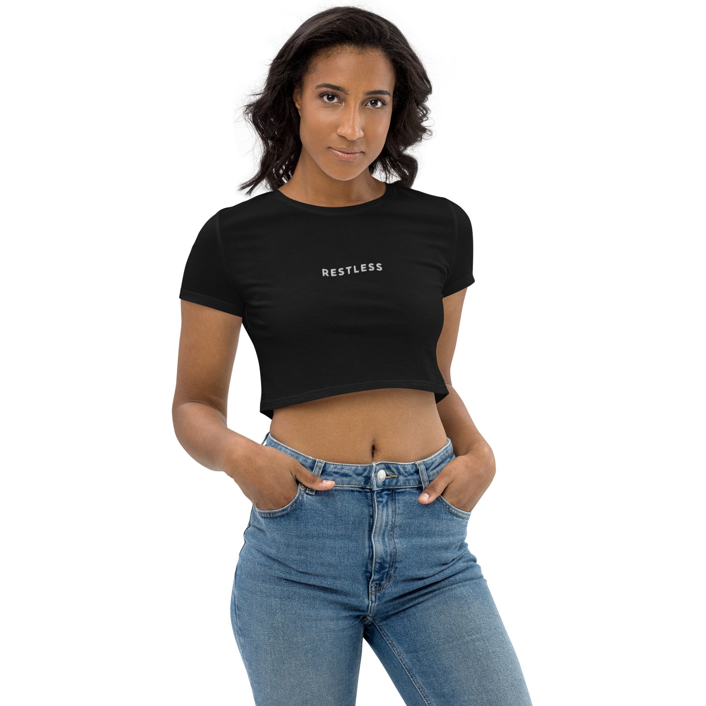 Restless – Women's Organic Crop Top