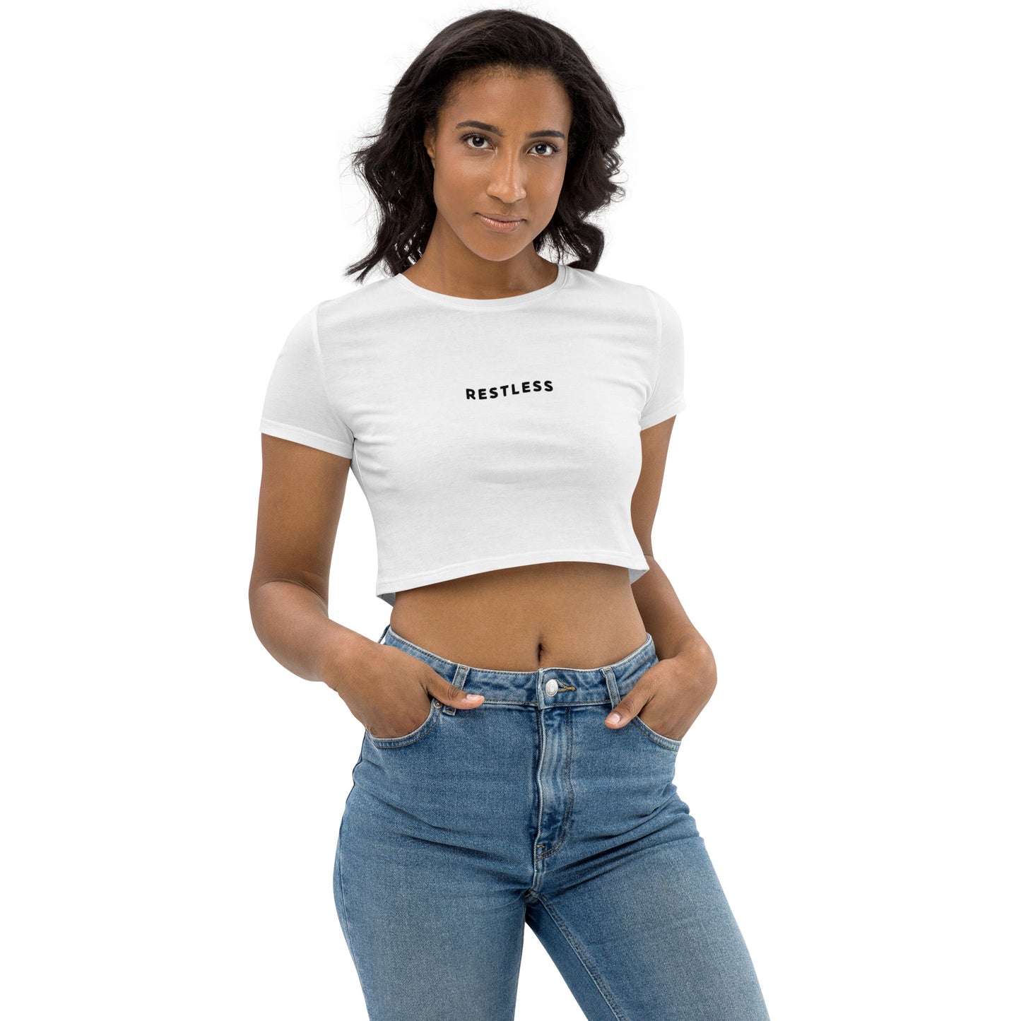 Restless – Women's Organic Crop Top