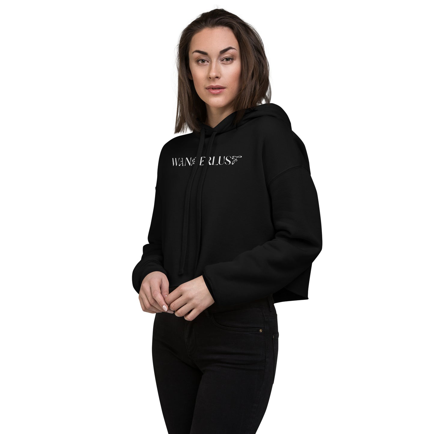 Wanderlust – Women's Crop Hoodie