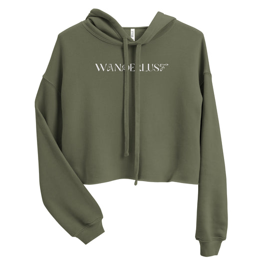 Wanderlust – Women's Crop Hoodie