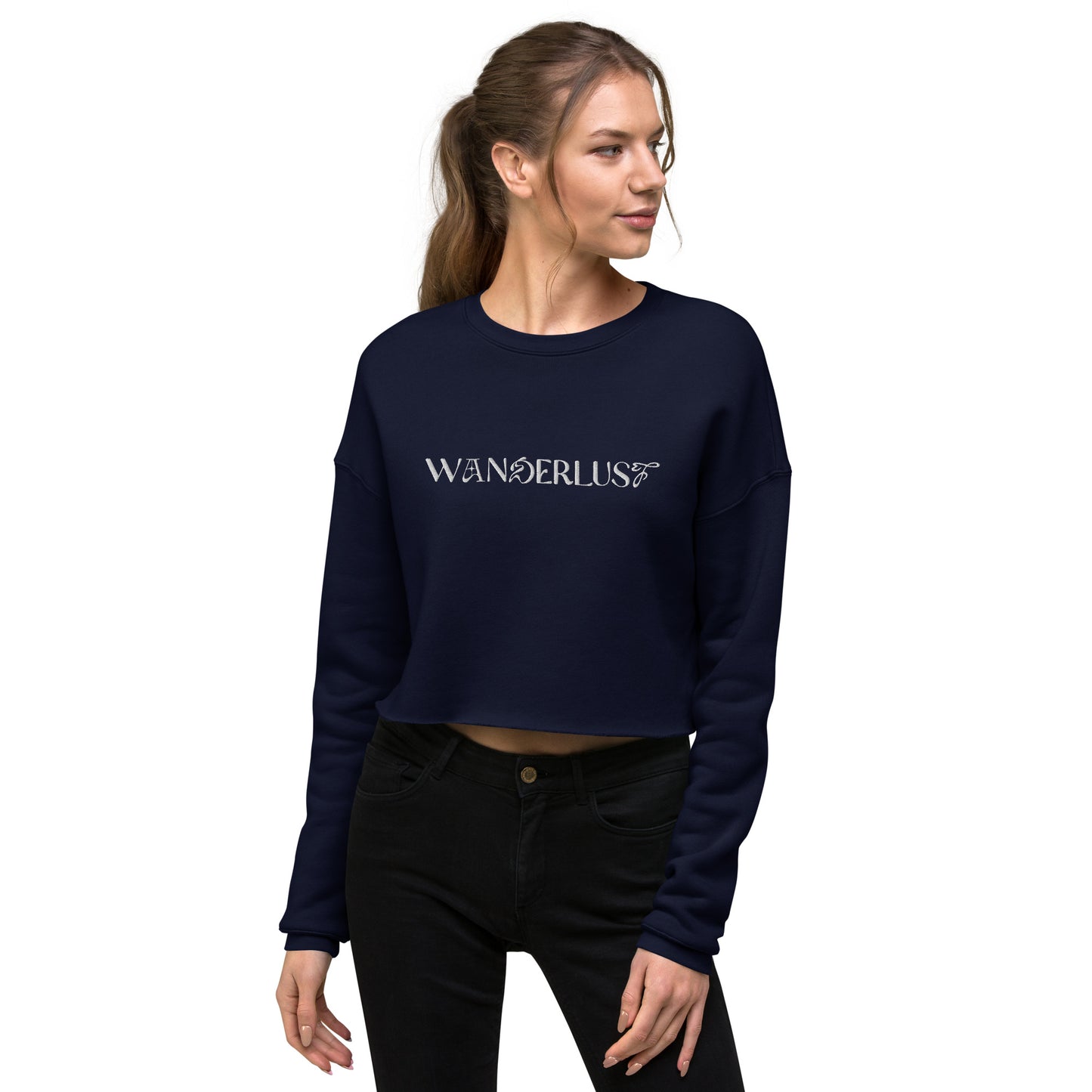 Wanderlust – Women's Crop Sweatshirt