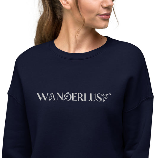 Wanderlust – Women's Crop Sweatshirt